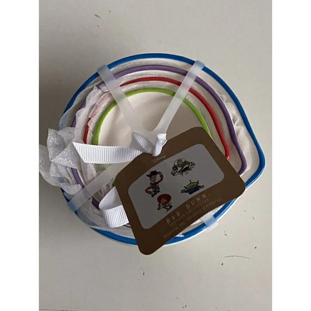 Rae Dunn Toy Story Pixar Measuring Cups Woody‎ Buzz Aliens Jesse Ceramic NEW